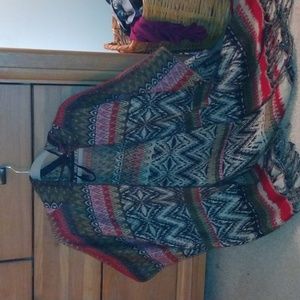 Sacred threads poncho